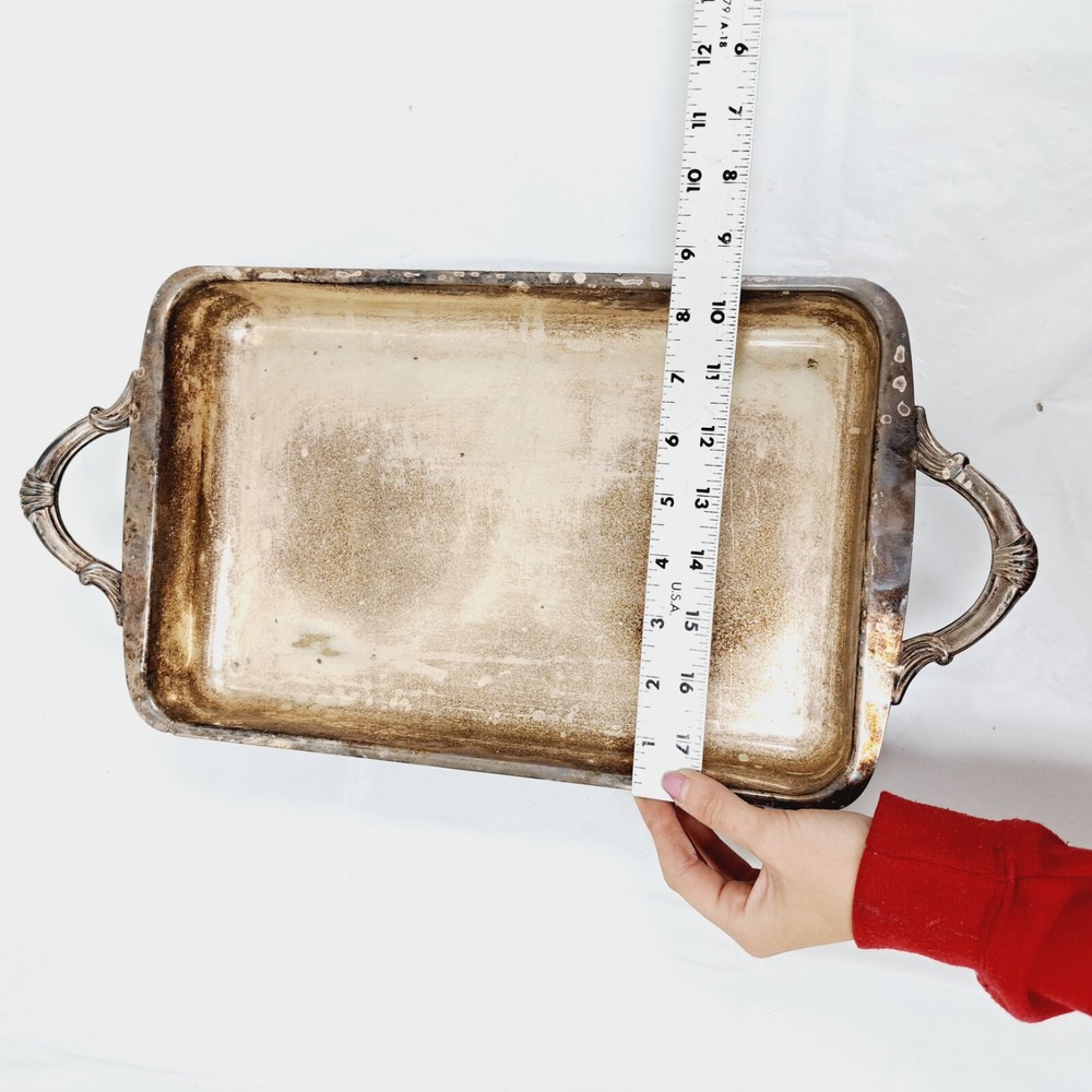 Vintage Silver Plate Vegetable Serving Dish Elegant