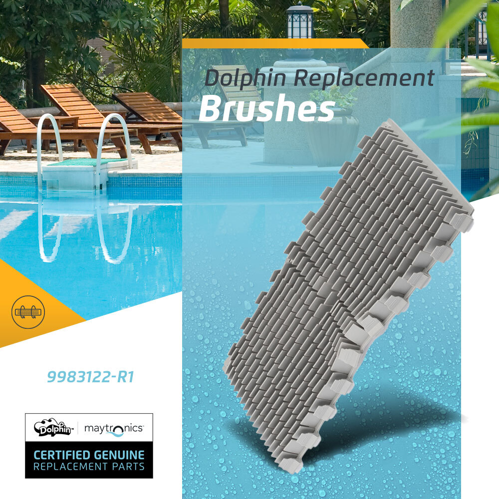 Dolphin Maytronics Grey Active Brush MAY-201-3227 9983122-R1 Replacement Part