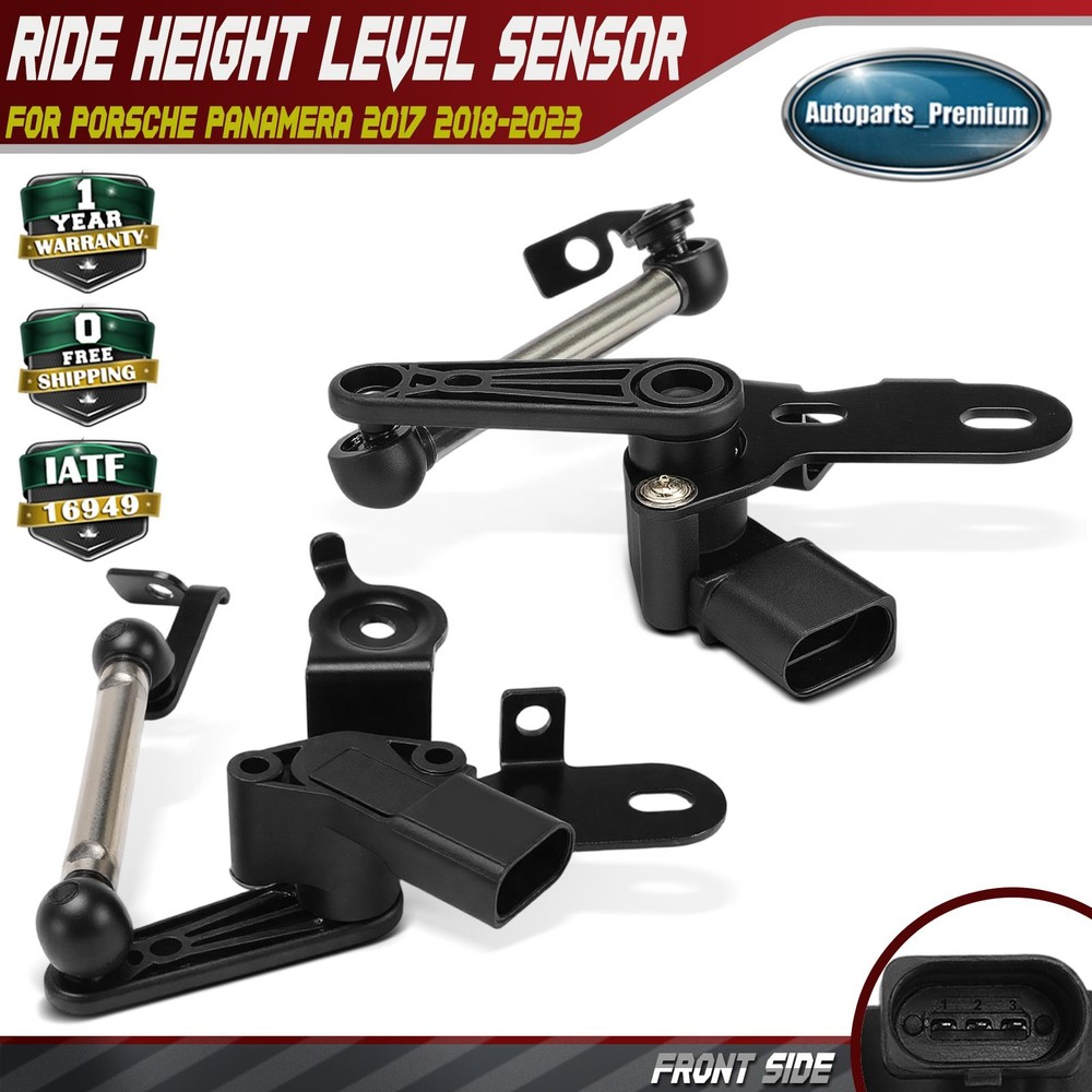 2Pcs Front Side Ride Height Level Sensor Assembly for Porsche Panamera 2017-2023