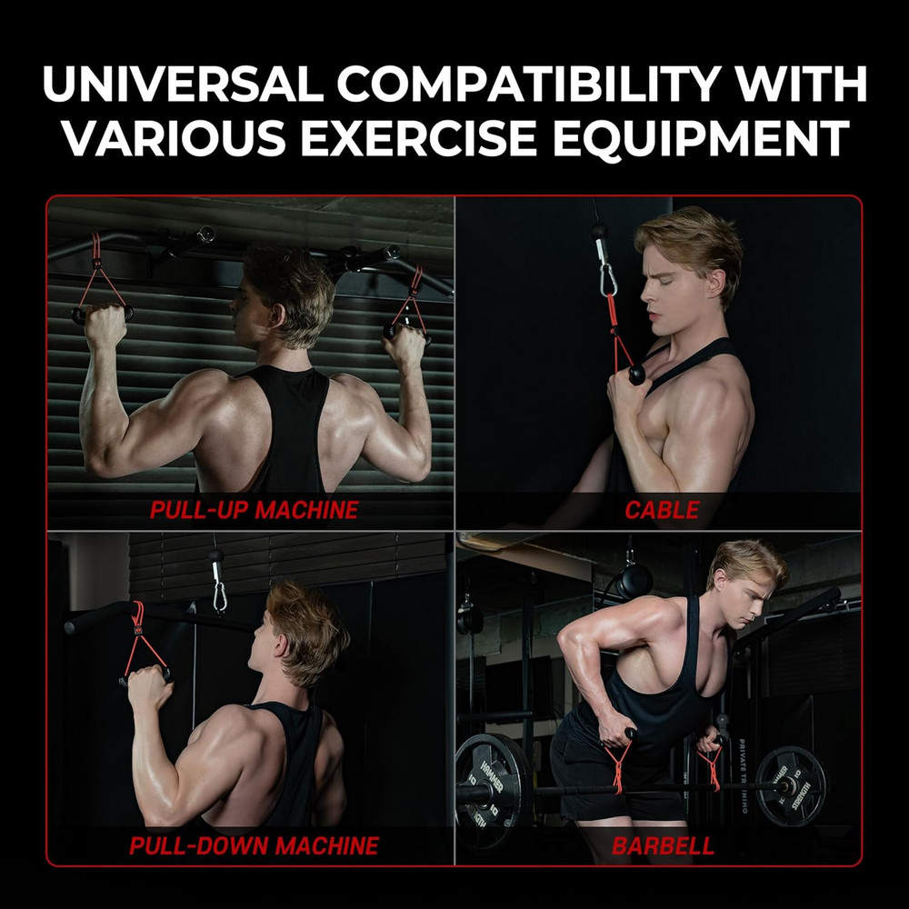 Fly Grip Pull Up Handles for Neutral Grip & LAT Pull Down Attachments – Perfect