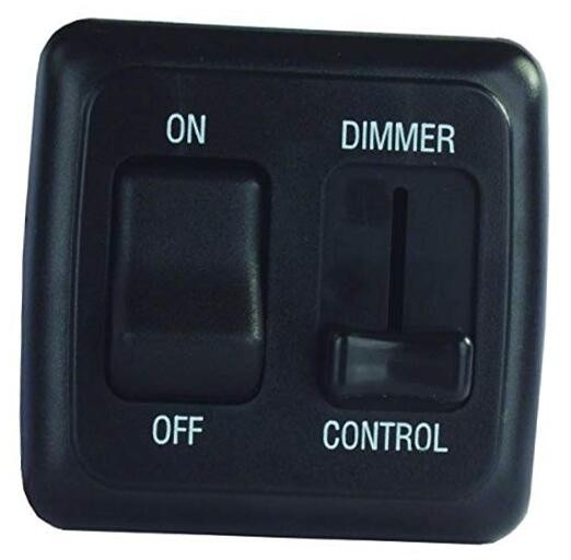 12275 Dimmer On/Off Switch with Bezel Black