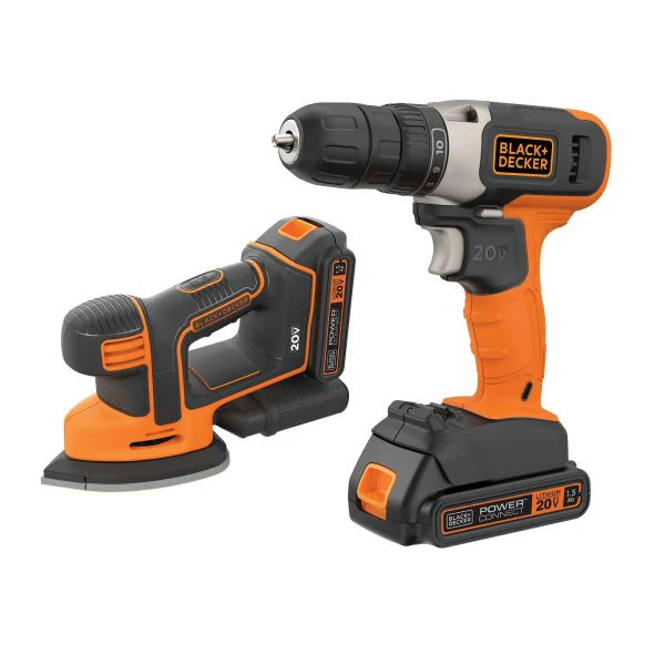 BLACK+DECKER 20V MAX* Drill And Sander Combo Kit - BD2KIT702DS