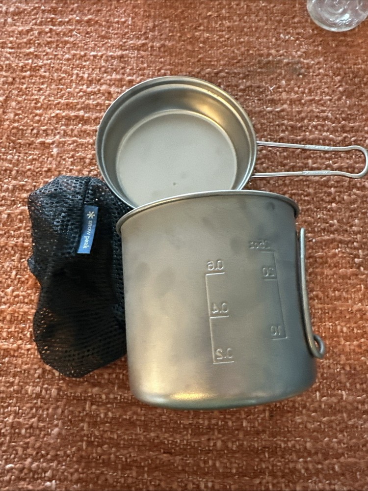 Snow Peak Backpacking Camping Titanium Cookset
