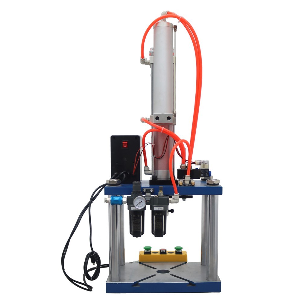 110V 6613lbs/3000kg Pneumatic Punch Press Machine with Guide Plate & Controller
