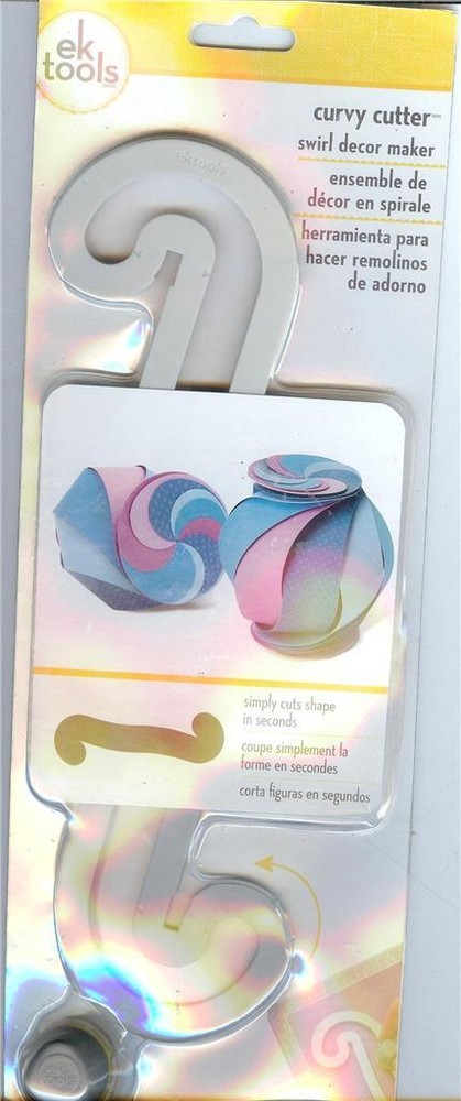 EK Tools CURVY CUTTER SWIRL DECOR MAKER  54-00074