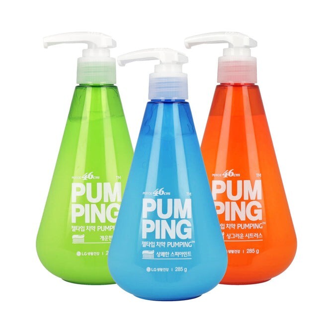PERIOE Pumping Gel Type Toothpaste 3types- Cool Mint