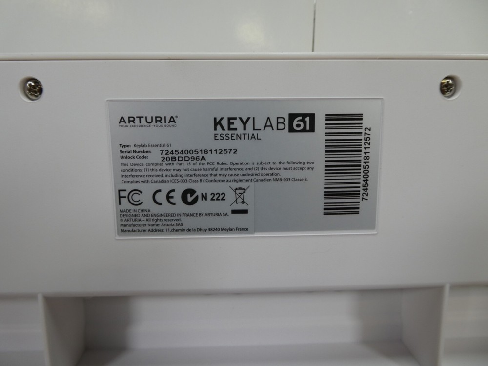 Arturia Keylab 61 Essential USB/MIDI Controller