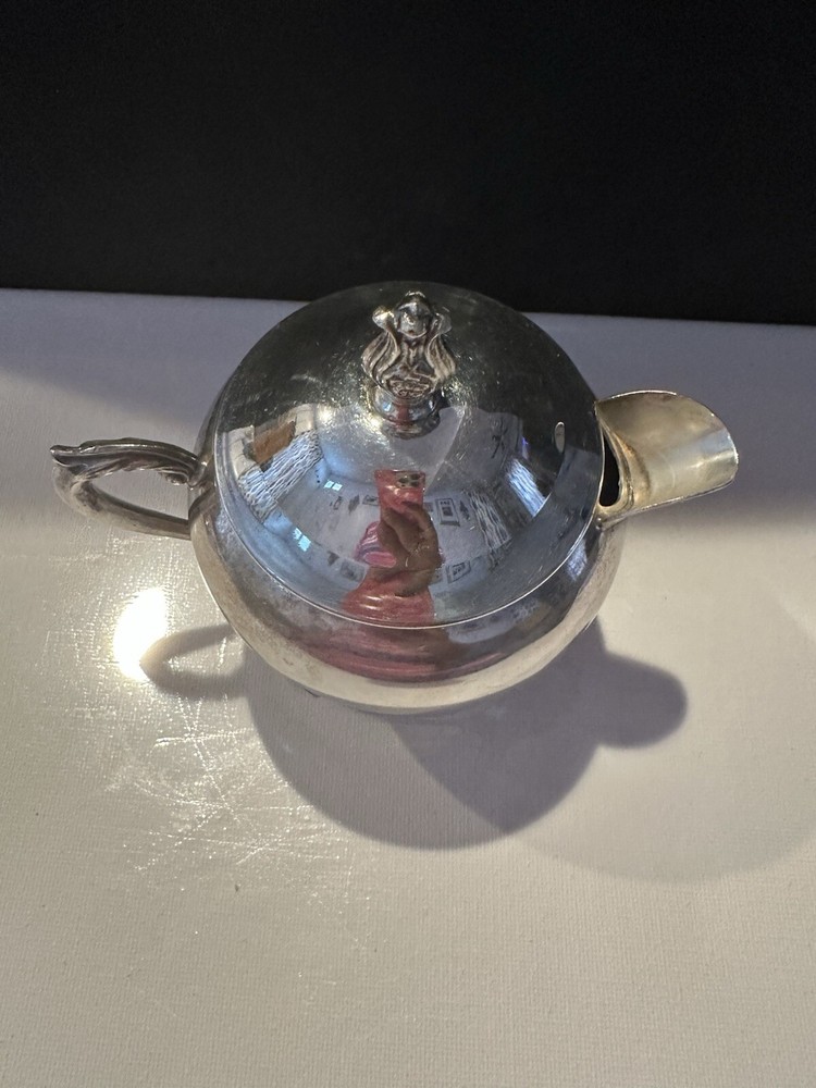 Vintage FB Rogers Silver Co silver plated Footed creamer