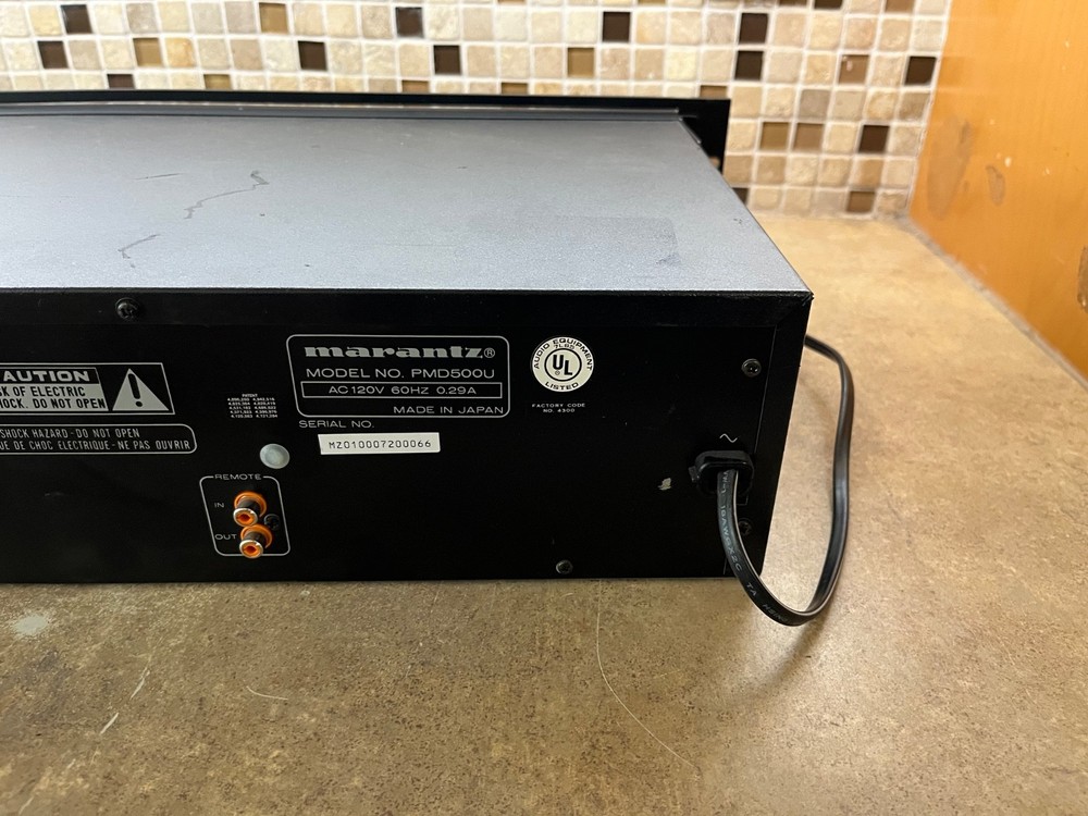 Marantz PMD500 Double Professional Cassette Recorder Deck