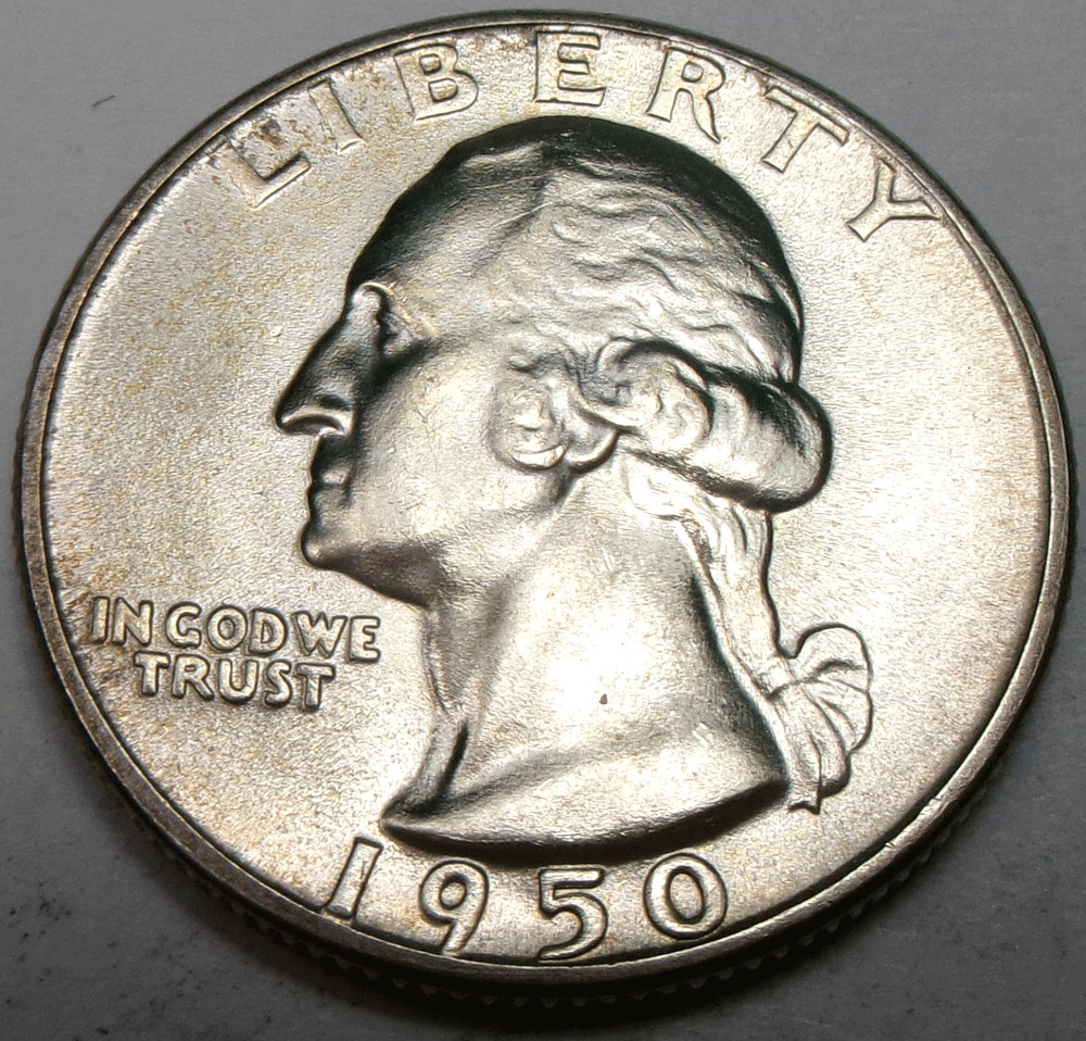 1950 Washington 25¢ Quarter