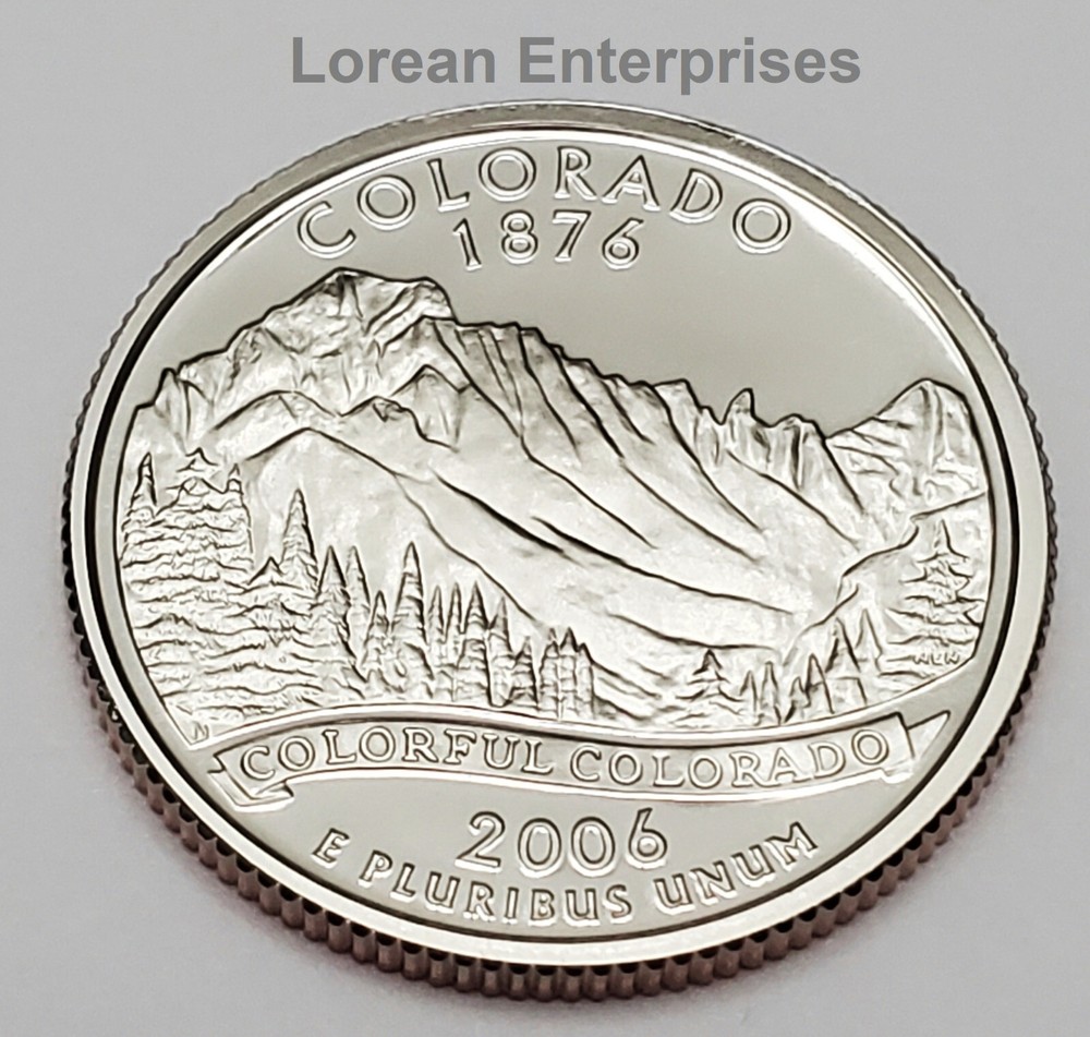 2006 S Statehood Quarter -Colorado- CLAD ✼PROOF✼