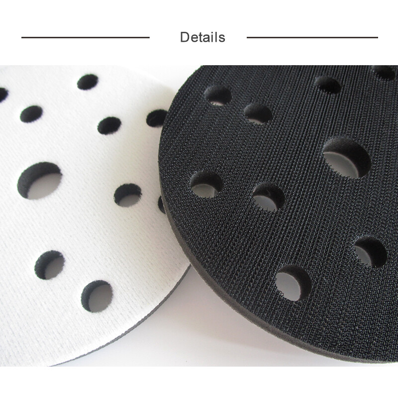 6 Inch (150mm) Sponge Interface Pad Hook Loop Sanding Disc Sander Backing Pads