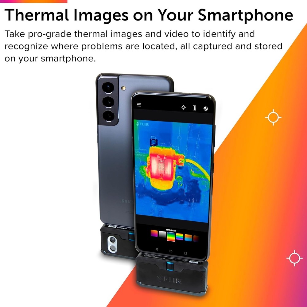 High-Resolution ONE Pro Thermal Camera for Android - USB-C with Vivid IR Tech