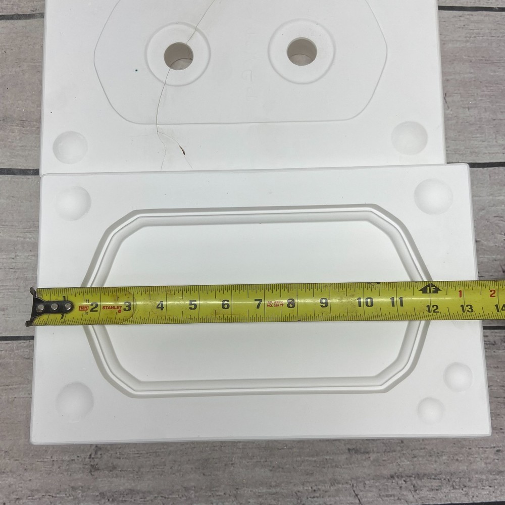 Unbranded Ceramic Casting Mold Rectangular Base #21