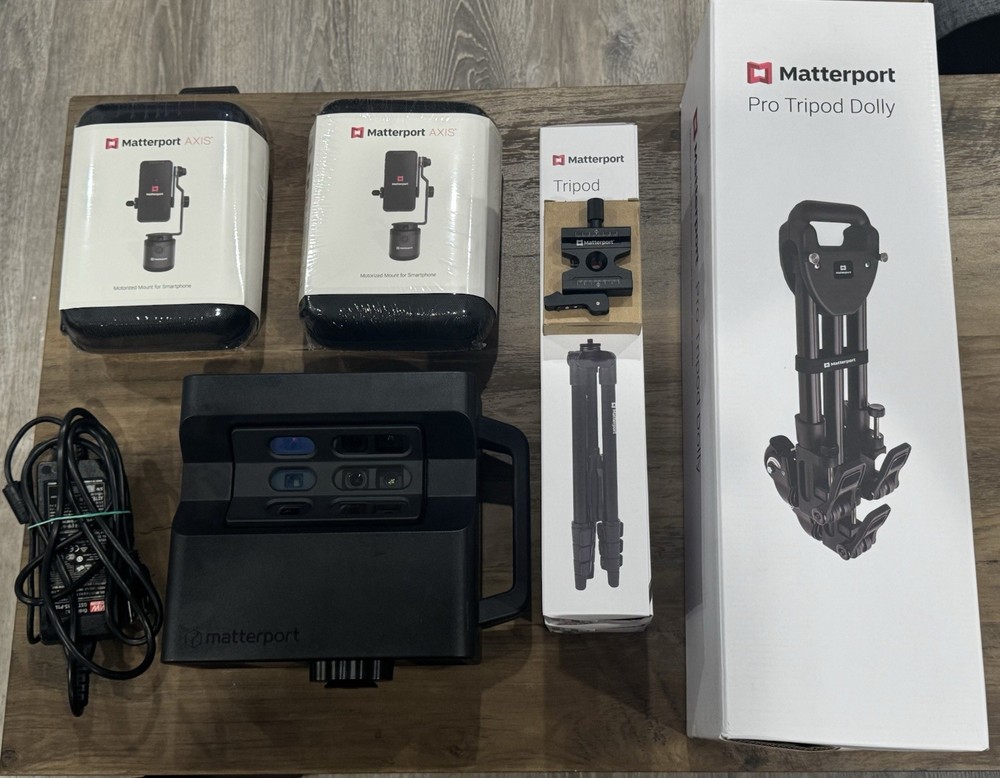 Matterport Pro2 MC250 3D Structured Light Desktop Scanner w/ Tripod Dolly