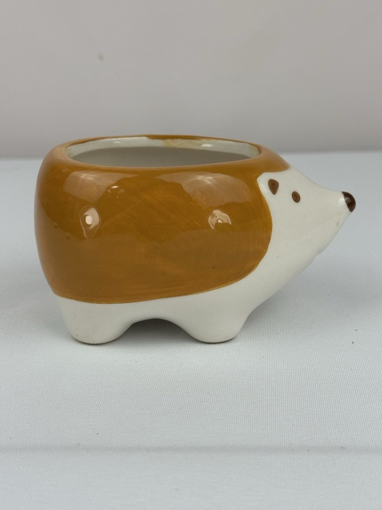 Mini Ceramic Animal Planter Pot Hedgehog Great Gift