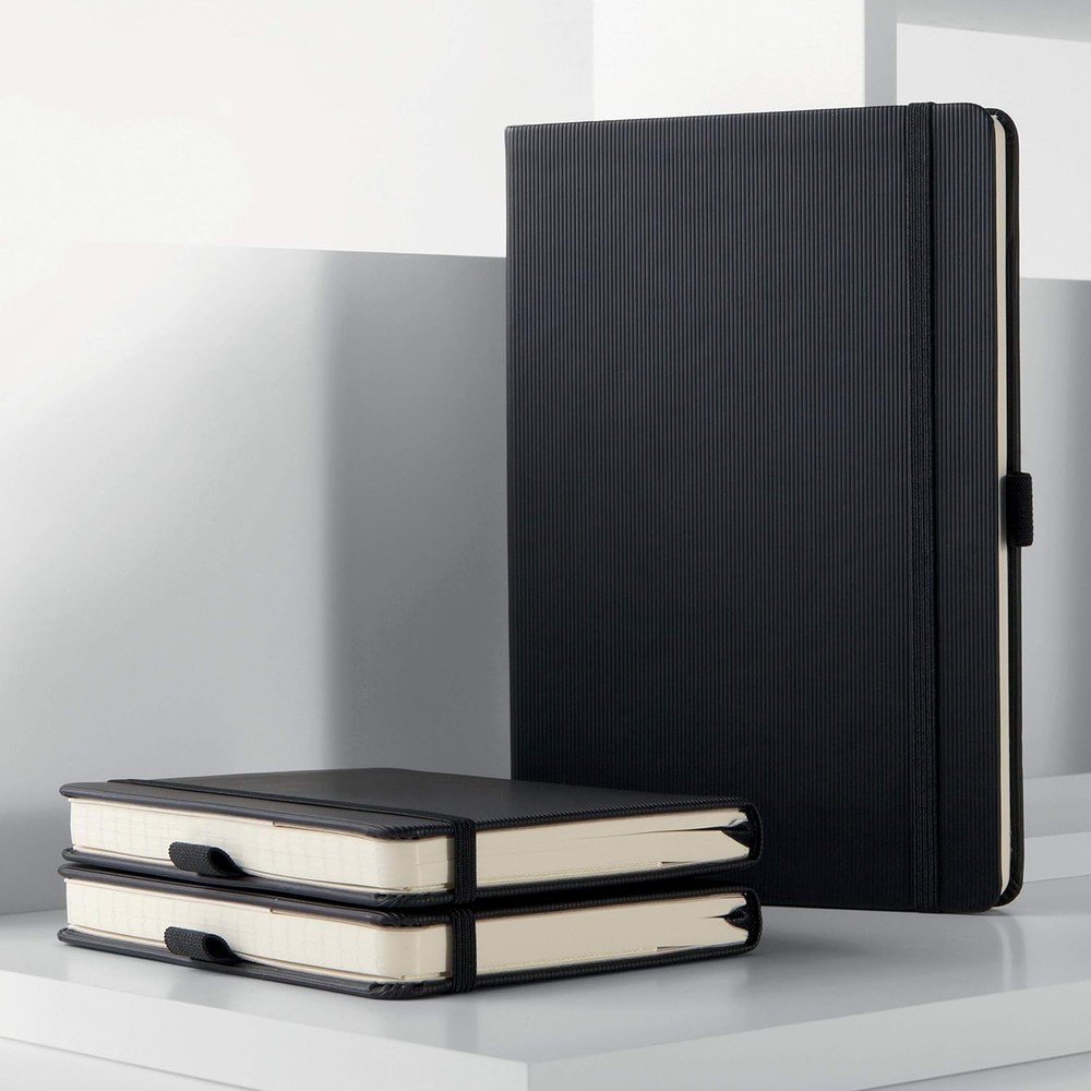 SIGEL CO112 Premium Notebook lined, A4, hardcover, Black - Conceptum