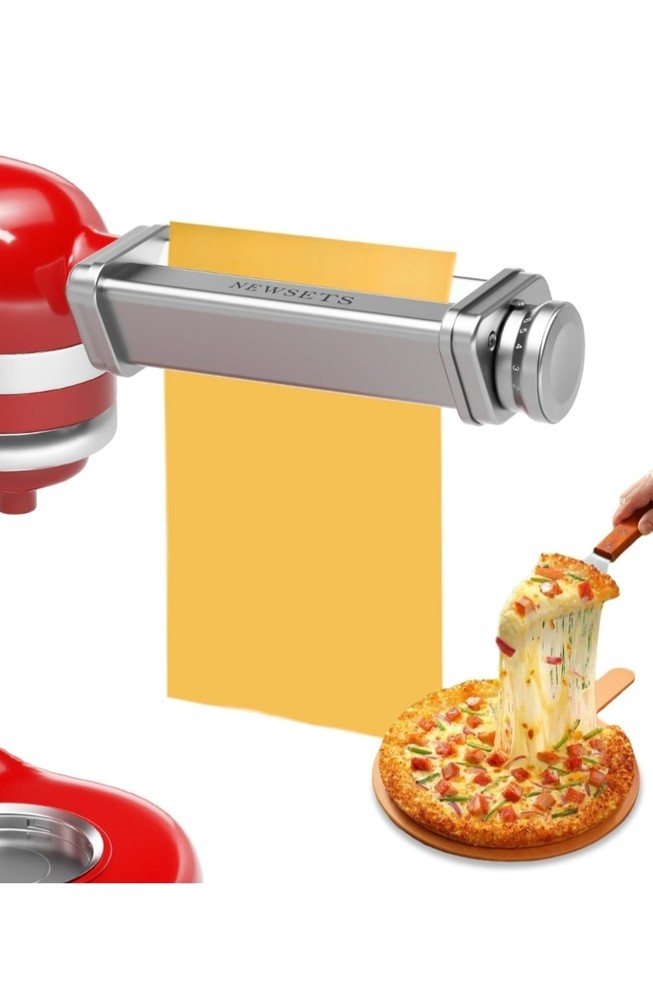 Pasta roller attachment for kitchen stand mixer