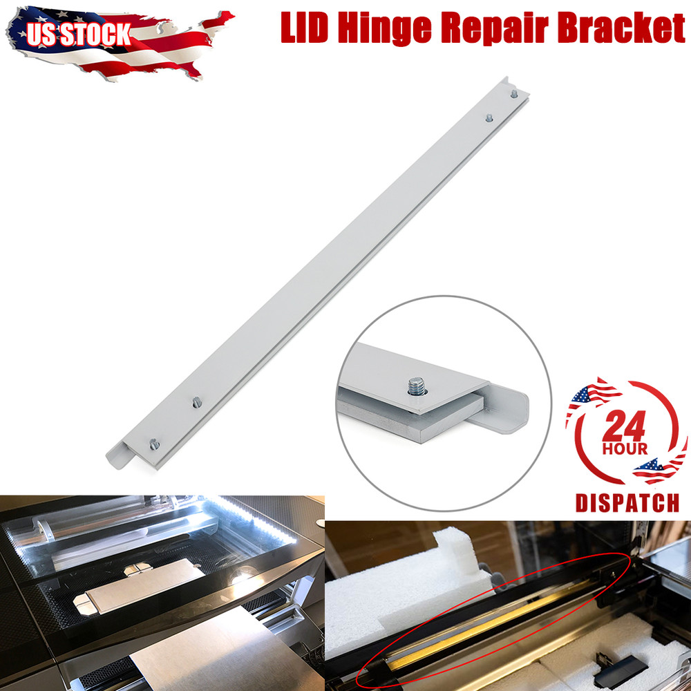 Aluminum Alloy LID HINGE BRACKET For Glowforge Standard, Basic, & Pro models US