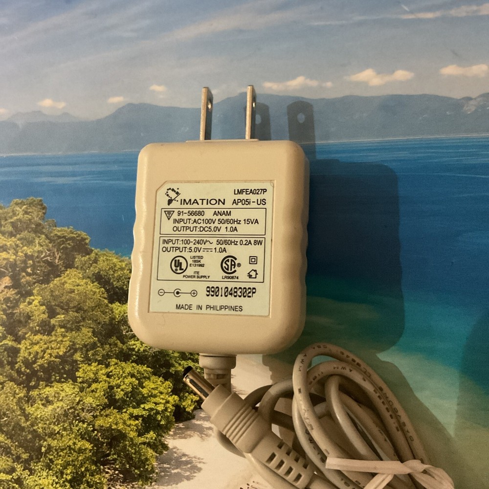 IMATION - AP05I-US IMATION / 5V INPUT: AC100V 50/60Hz 15VA OUTPUT: DC5.0V = 1.0A
