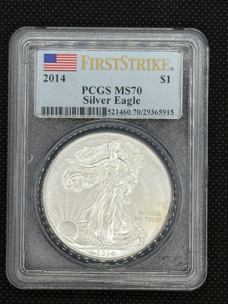 2014 Silver Eagle First Strike PCGS MS70 #219