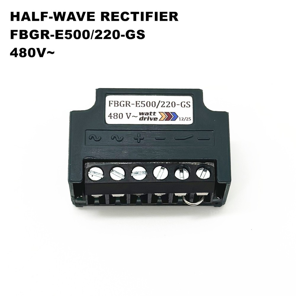 Watt drive FBGR-E500/220-GS 480V~ half-wave brake rectifier