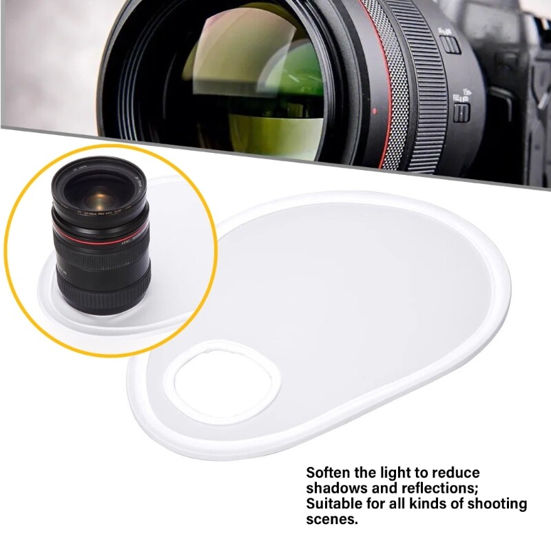 Easy Carry Foldable Flashes Diffuser Soft Light Photography Tool 30cm Diameter