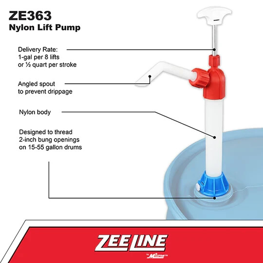 ZEELINE by Milton Nylon Lift Pump