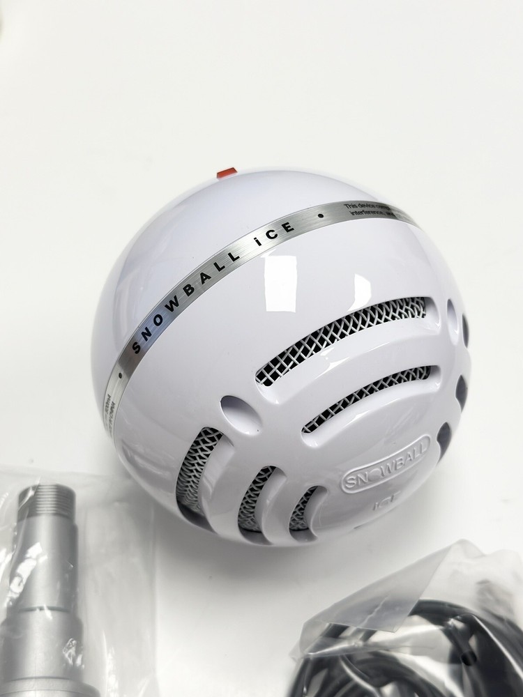Blue Snowball Ice Microphone USB A0012 Condenser Microphone -White #2