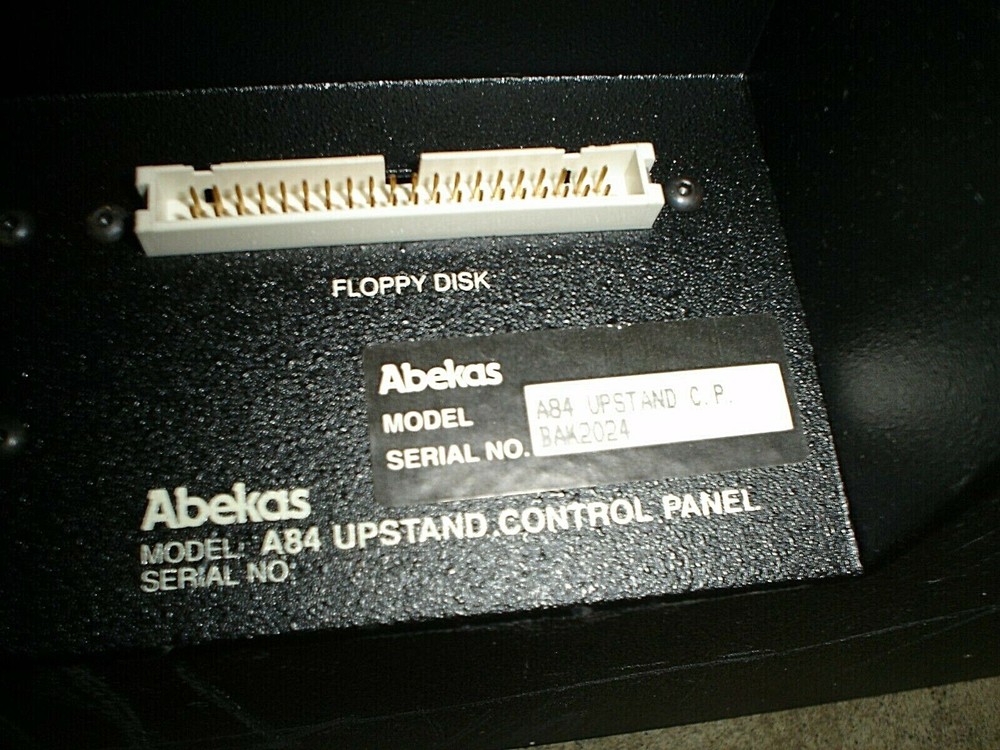 Abekas A84 Upstand Control Panel