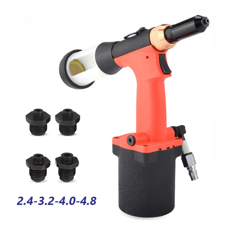 2.4-4.8mm Automatic Pneumatic Air Pull Nail Riveter Rivet Nut Gun Riveting Tool
