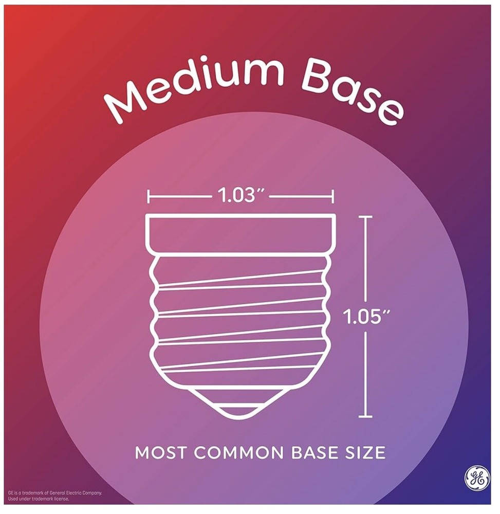 10 Pack GE LED 1Watt Soft White String Light Replacement S14 Outdoor Bulbs