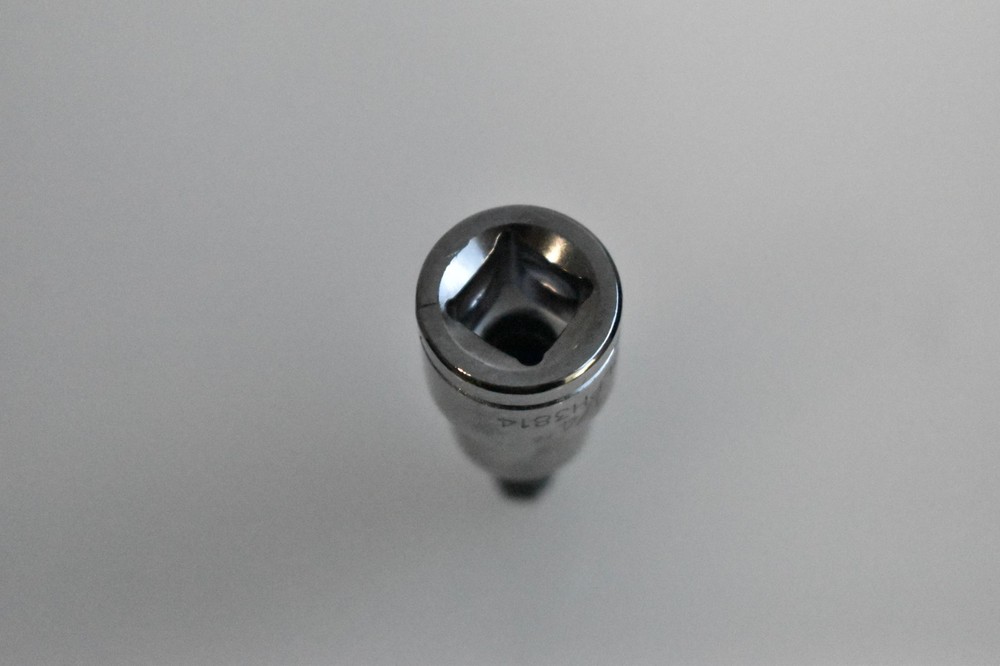 Blue Point Tools BLPH3814 1/4" SAE Hex Bit Socket Driver 3/8" Drive Chrome