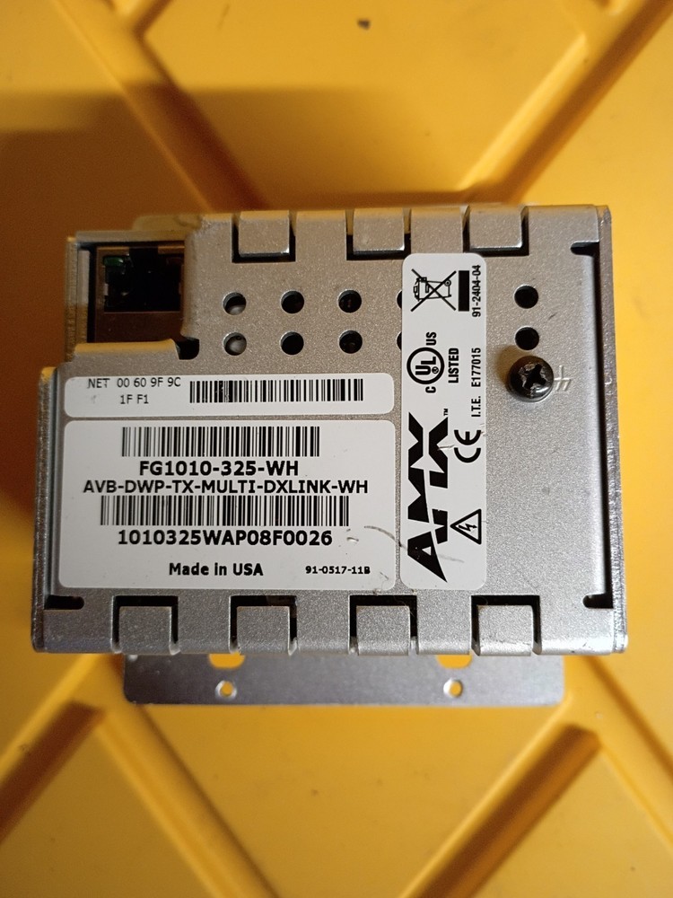 AMX FG1010-325-WH DXLink Multi-Format Transmitter. Removed From A Working System