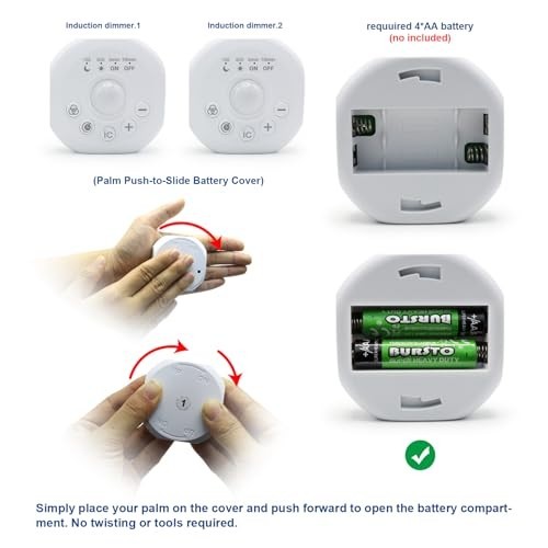 Motion Sensor LED Strip Lights 16.4ft - Chasing Effect, Auto ON/OFF, Warm White,