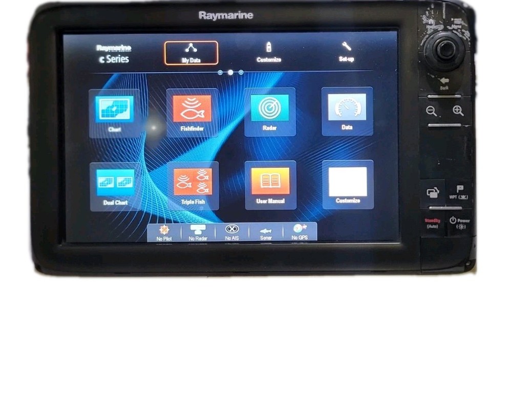 Raymarine E70014 C127 Chart Plotter Multi-Function Display Sonar MFD Fishfinder