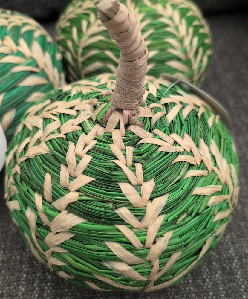 Medium Patterned Woven 3 Pumpkin Green - Threshold TARGET NWT