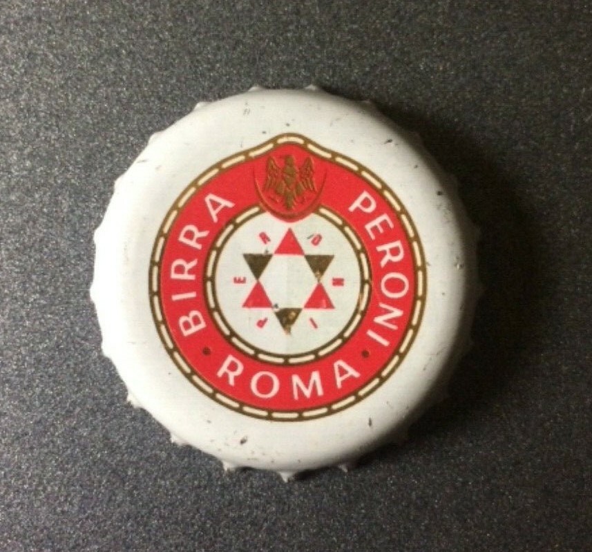 Peroni,Birra.Roma Beer Bottle Top.Crown Cap.Used