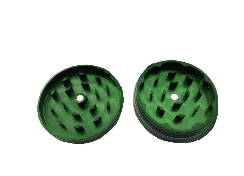 Diamond Grind 2 part Herb Grinder Green 2.25"