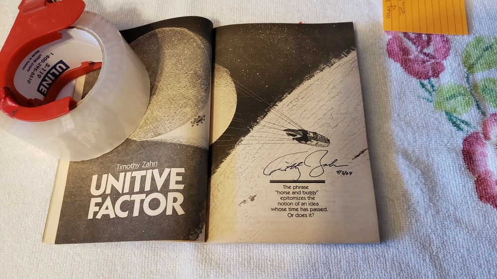 ANALOG SCIENCE FACT, SCIENCE FICTION, MAY, 1982 *SIGNED* -RH-