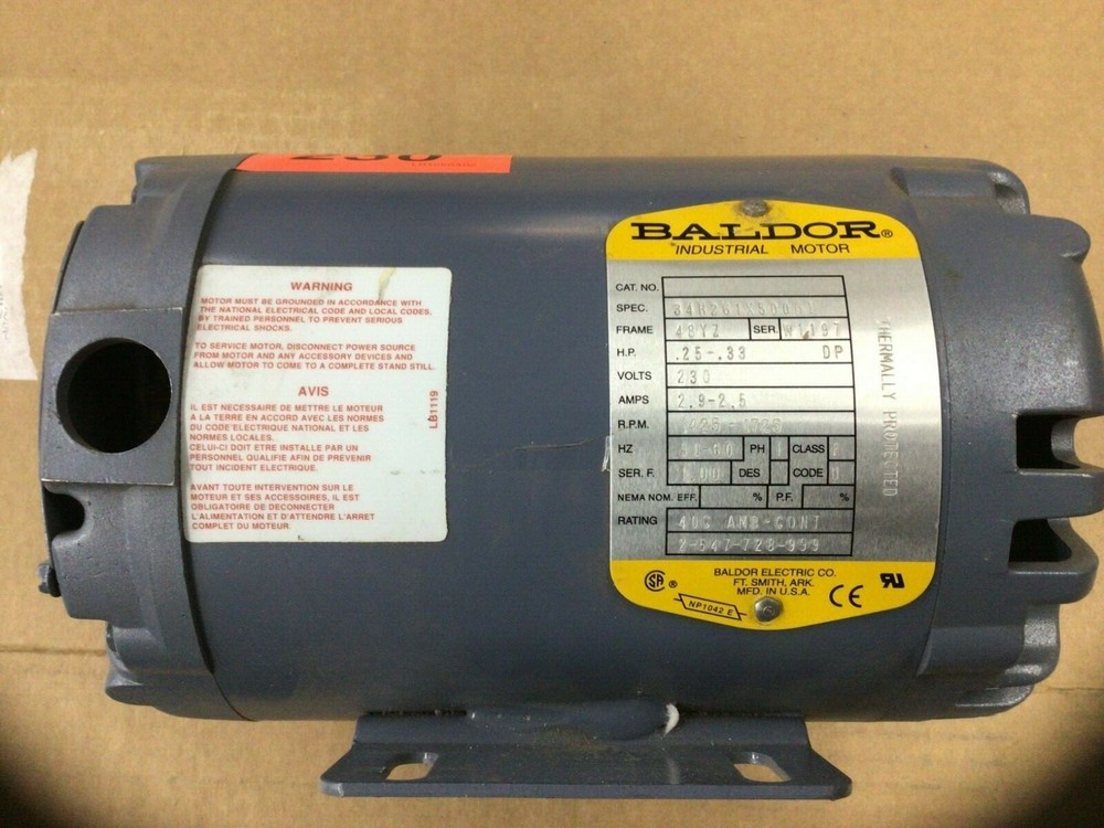 FRYMASTER MOTOR - 230V -- 826-1269