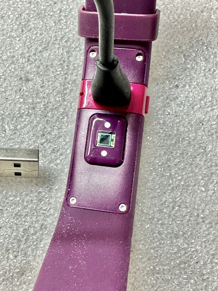 Plum Fitbit Charge HR with Charger