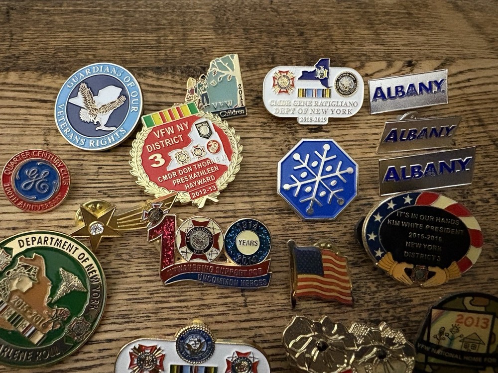 #193 - Multiple Lapel Vet Pins, One Magnet