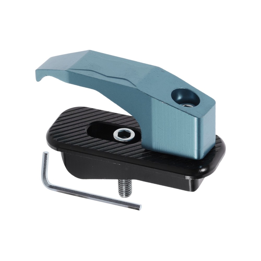 Alluper Alloy Rectangular Hook for Mini Motorcycle 1 Set Light Blue