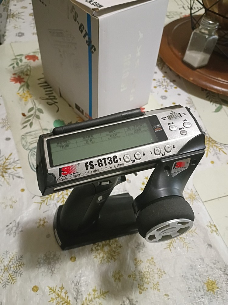 FlySky  GT3C hacked  8 channels transmitter