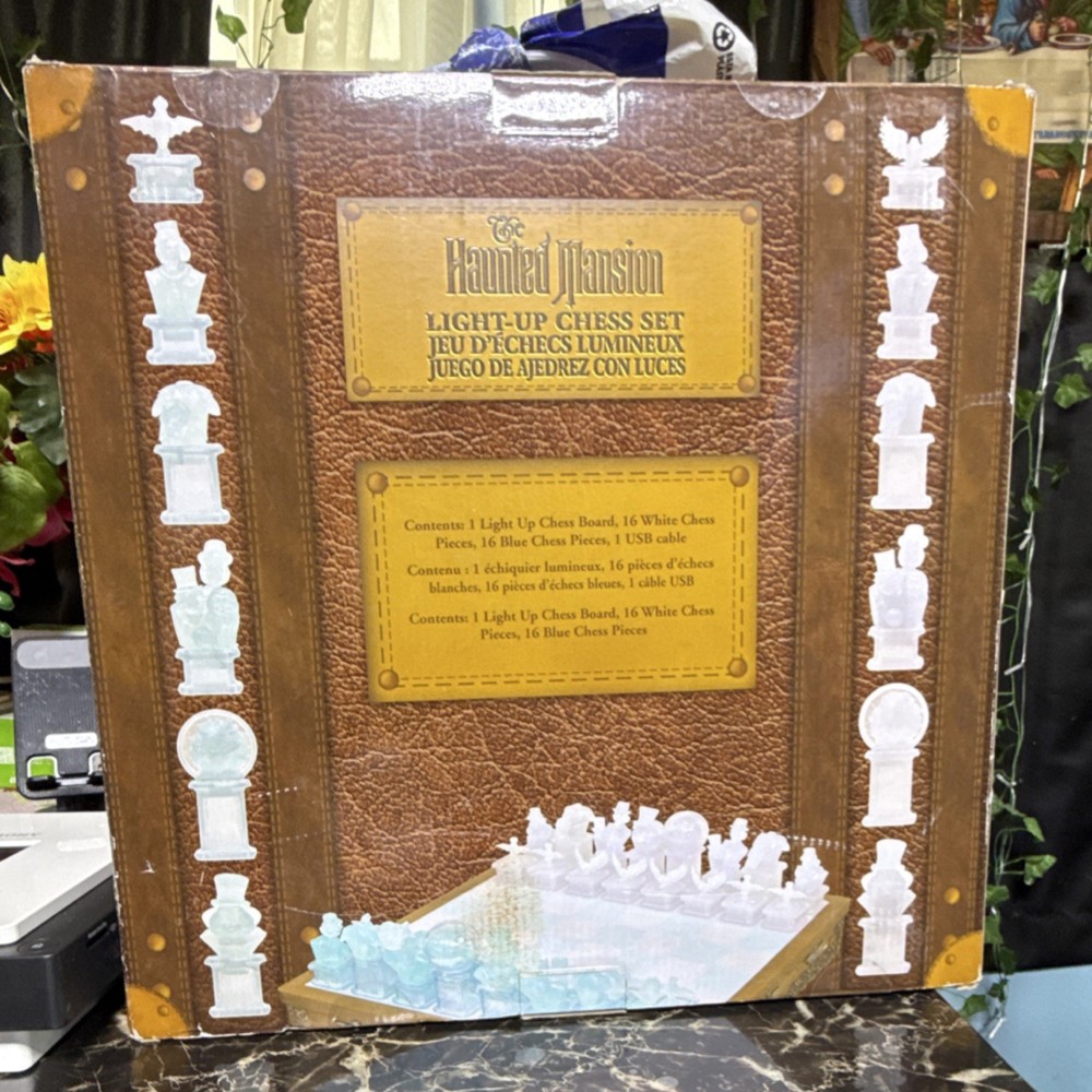 Disney Haunted Mansion Light-Up Chess Set