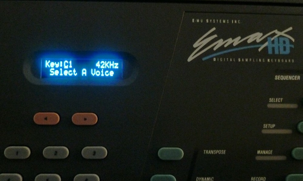 E-mu Emax / Emax ll OLED Display !