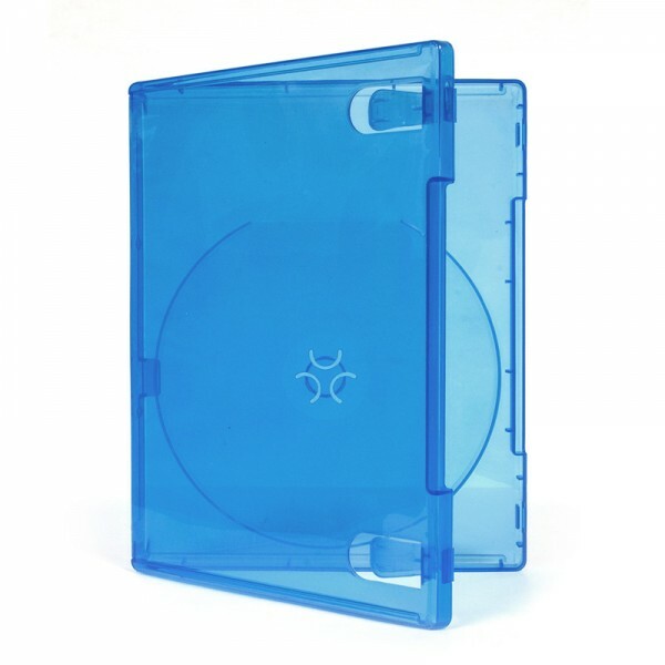 (2 Units) New PS4 Replacement Video Game Case (Blue) Blu-Ray