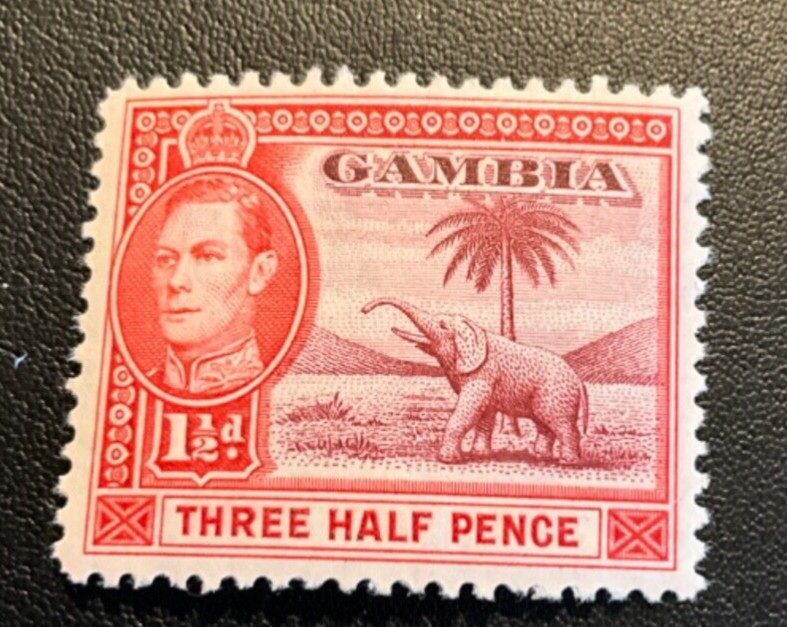 Stamps Gambia Scott #134c never hinged