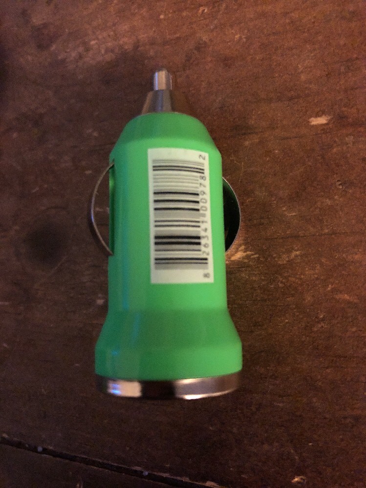 Car Input Output USB Green 12V DC USB Charger Single Unit BB2